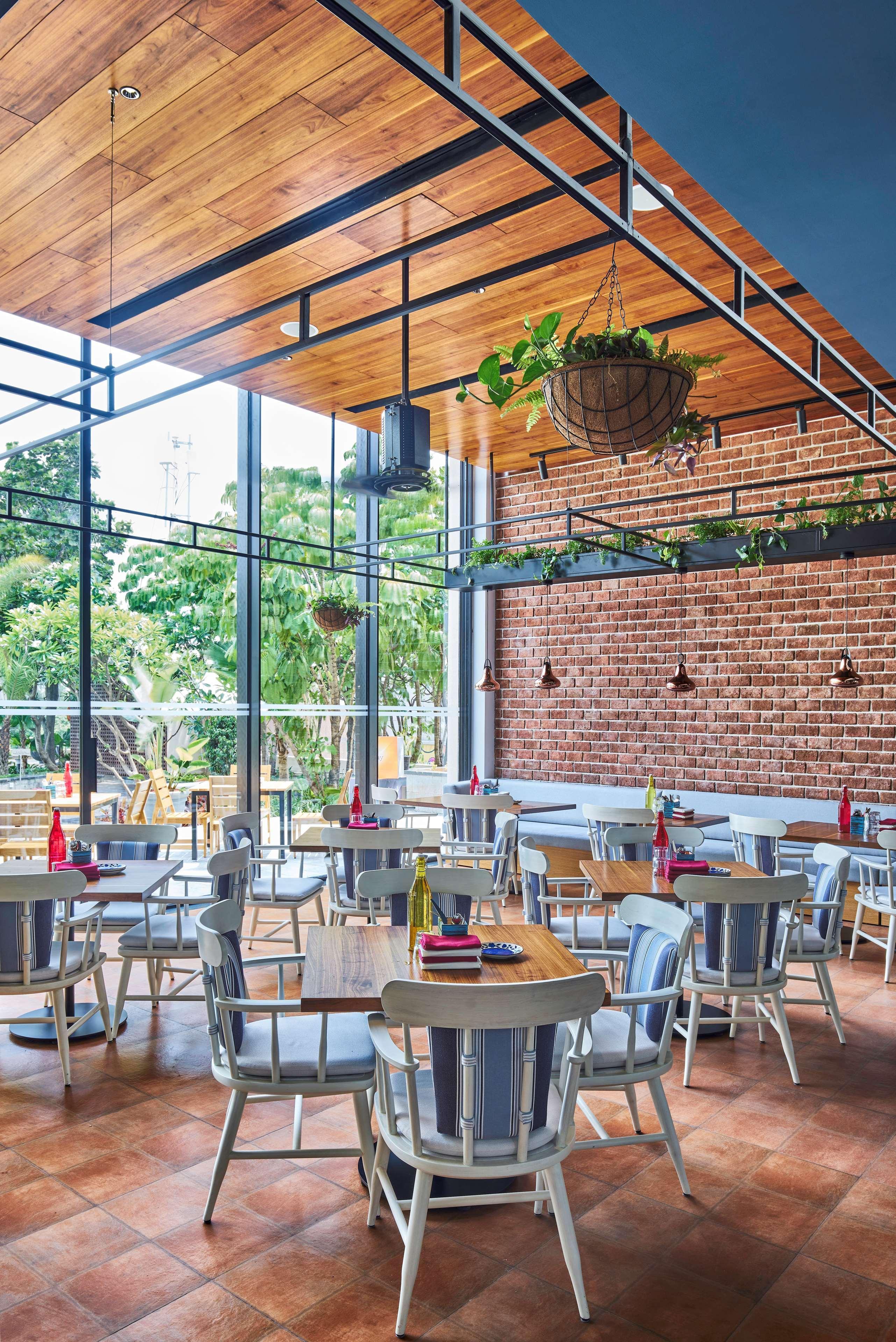 班加罗尔mg路凯悦中心酒店 外观 照片 The interior of the restaurant