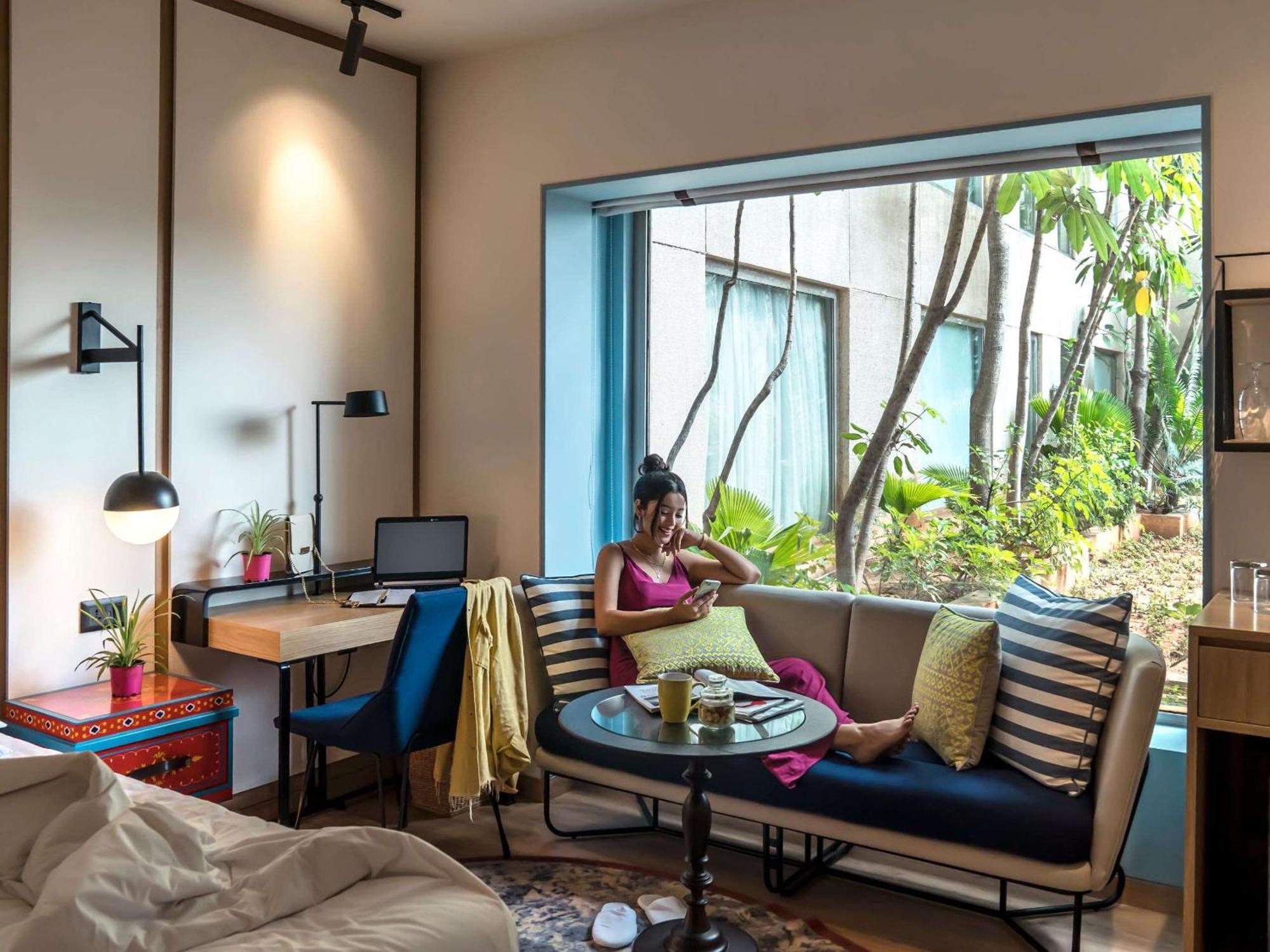 班加罗尔mg路凯悦中心酒店 外观 照片 A guest at the hotel