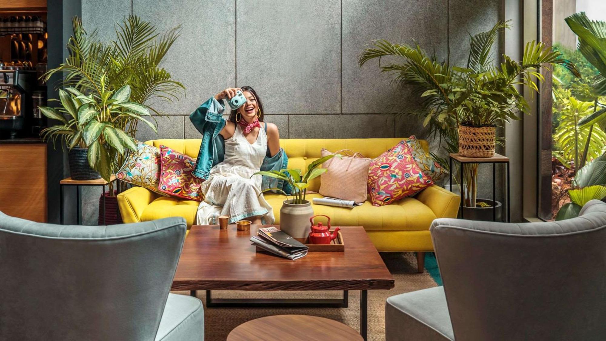 班加罗尔mg路凯悦中心酒店 外观 照片 The Lounge at the Hotel